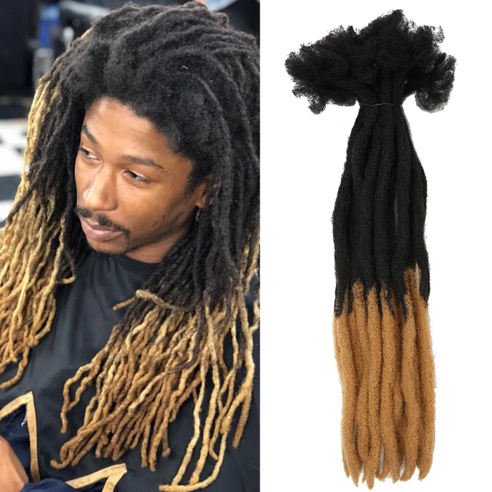 Crochet Handmade Dreadlocks Ombre Synthetic Faux Fake Locs Braids  Extensions Afro Braiding Hair for Women Men Hip hop 22inch| | - AliExpress