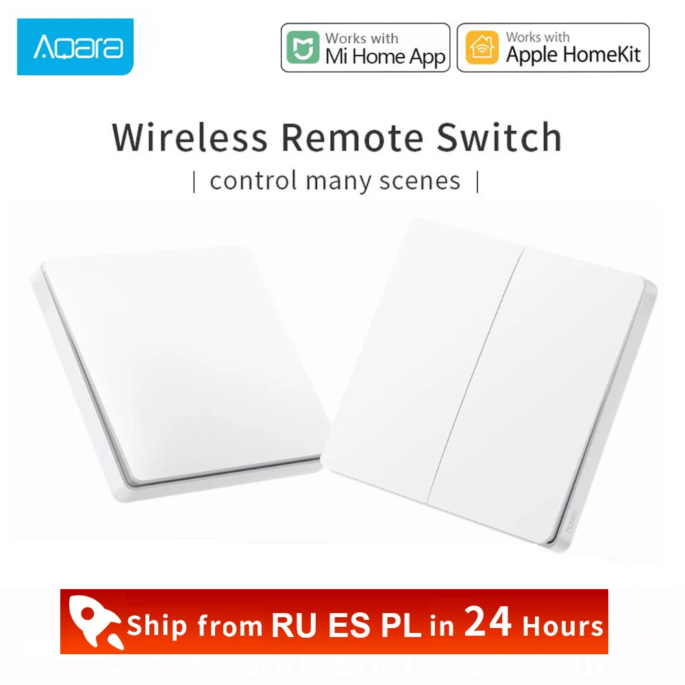 Умный выключатель Xiaomi Aqara с дистанционным управлением ZiGBee Wi-Fi D1 работает сетевым