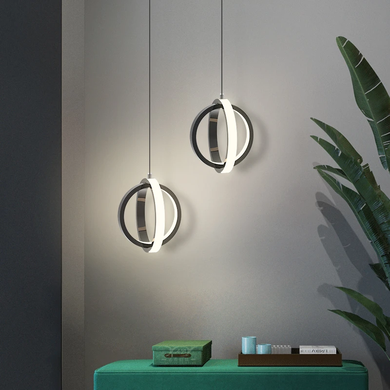 Dl Brand Led Bedside Chandelier Bedroom Living Room Lamp Silicone Aluminum Lamp Interior Home Decoration Lighting Modern Minimal Pendant Lights Aliexpress