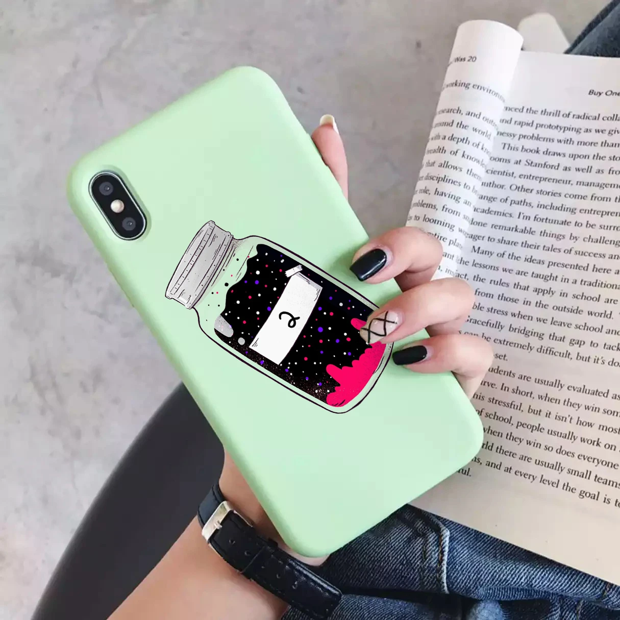 

Cute bottle Liquid silicone case for iphone x xr xs max 8plus 7plus 8 plus 7 Soft-Touch cartoon waterproof Protective Cover