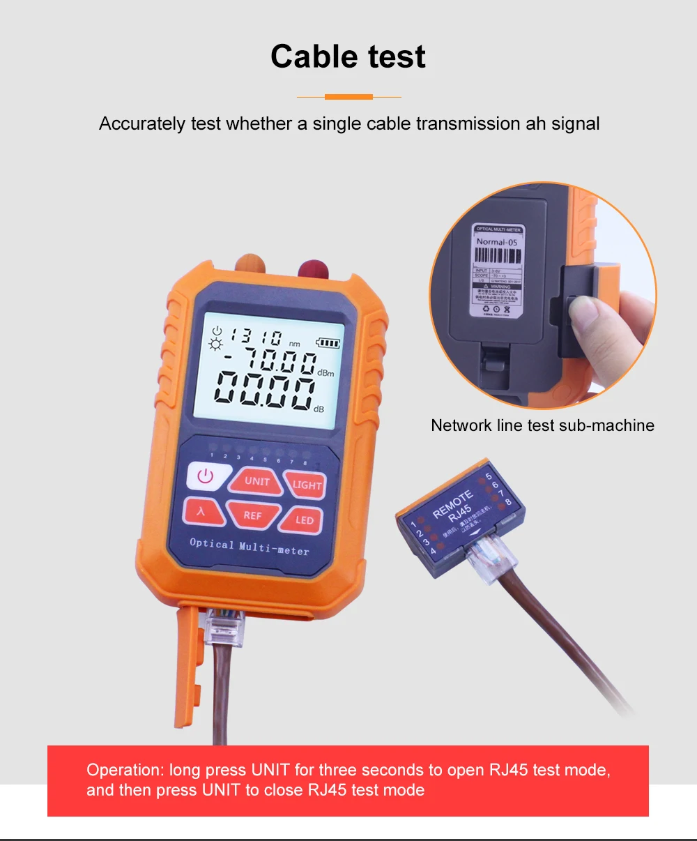DLENP Ftth 3-в-1 ручной волоконно-оптическая Мощность метр-70+ 3 знака после дБм оптический лазерный источник визуальный Fau 5 мВт лазерная указка 5 км сетевой кабель Тесты