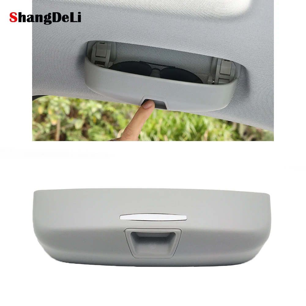 For Audi A3 A4 B8 B9 8V Q3 Q5 Q7 Car Sunglasses Storage Holder Case Sun
