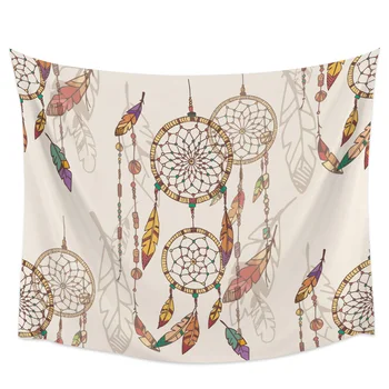 

Retro Dreamcatcher Wall Decor Tapestries Coverlet Tapestry Bedding Blanket Scarf Sheet Throw Towel Window Curtain Furniture