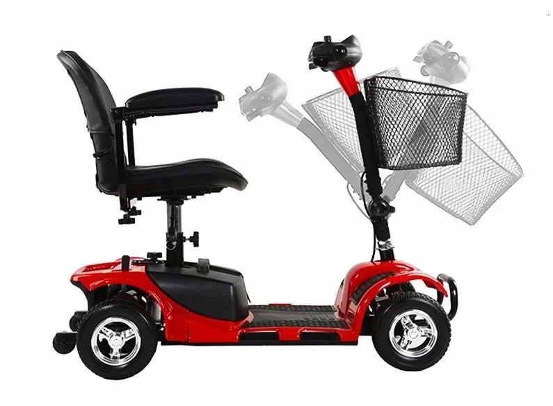 Electric Scooter For Elderly Four Wheels Electric Scooters 8 Inch 24V 250W Electric Kick Scooter For AdultsDisabled (19)