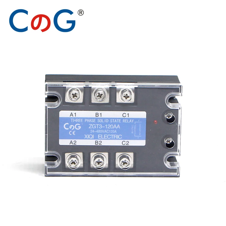 CG 120A 150A 200A AA трехфазный SSR AC управление AC теплоотвод твердотельные реле SSR AC в AC