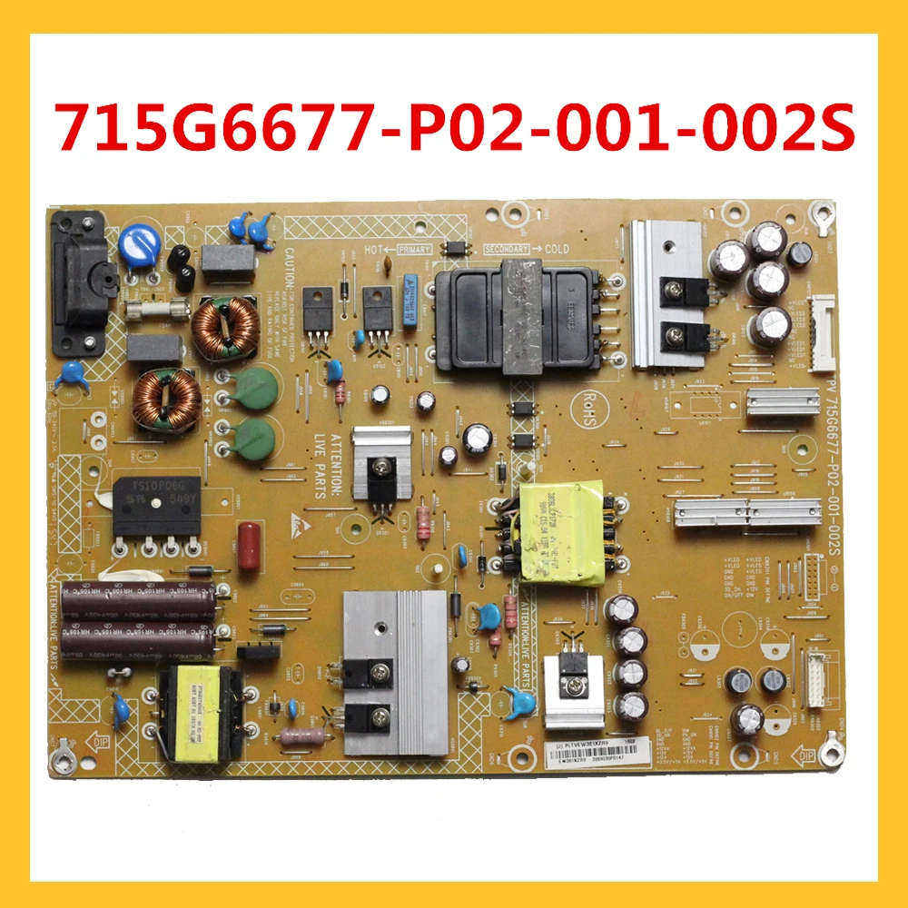715G6677 P02 001 002S аксессуары для платы питания плата 715G6677.P02.001.002S телевизора|Печатные