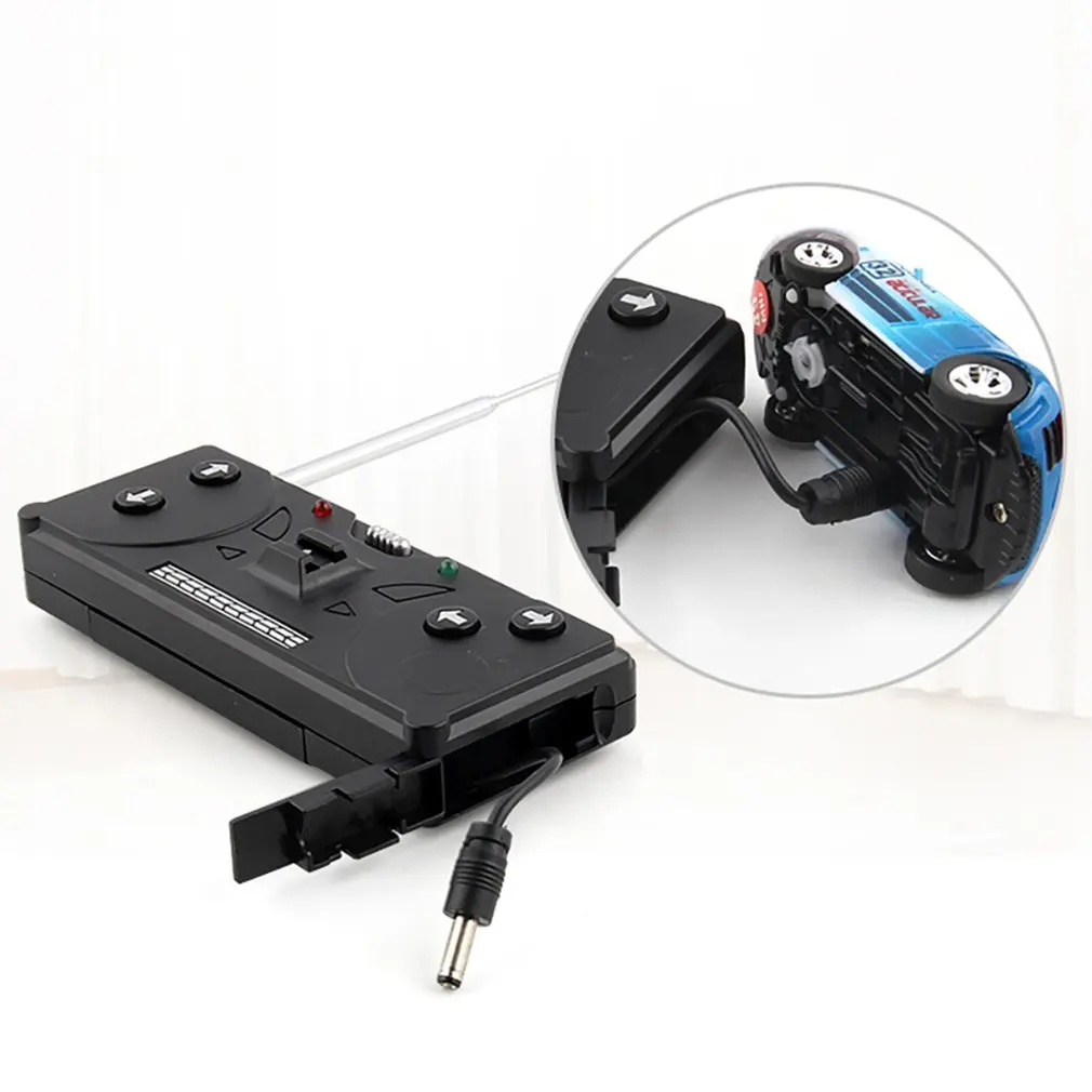 Mini Wireless Remote Control Toy Car Cola Cans Speed Racing Electric Four-way Model Toy For Children