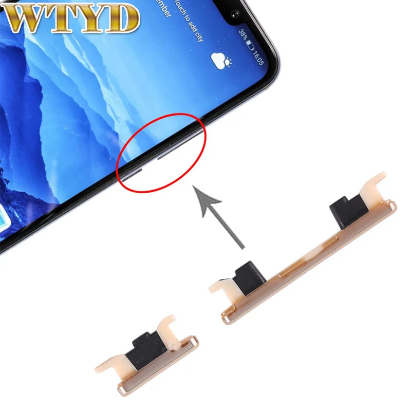 Боковые клавиши гибкий кабель запасная часть для Huawei Mate 20 Lite кнопка громкости
