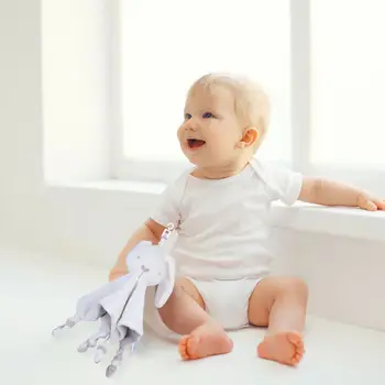 

1pc Cute Durable Comfortable Safe Soft Baby Plush Toy Sleeping Towel Comforting Doll Appeasing Towel