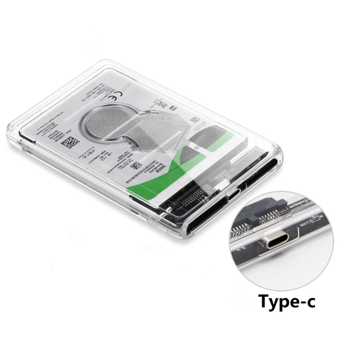 Жесткий диск HDD 2 5 дюйма USB 3 0 3.0 Type-C SATA HD Box SSD Внешний корпус для жесткого диска