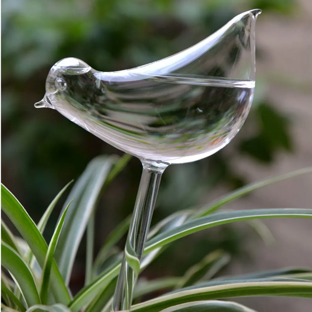 

Plant Watering Bulbs Glass Self-Watering Stakes Water Globe Automatic Irrigation Device For Indoor & Outdoor Plan