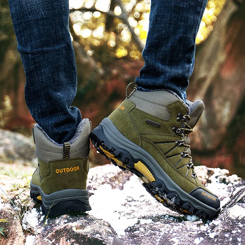 Зимняя обувь; мужские ботинки; теплые зимние ботинки на меху; зимние ботинки; мужские зимние кроссовки; Военная обувь; ботильоны; мужские ботинки; Мужская зимняя обувь