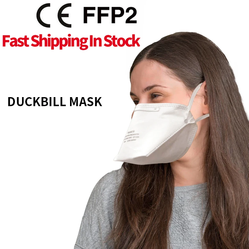

1/3/10/20PCS FFP2 Breathable Duckbill Mask 4 Layers Anti PM2.5 Disposable Anti-Dust Face Mask Non-woven Protective Mouth Mask