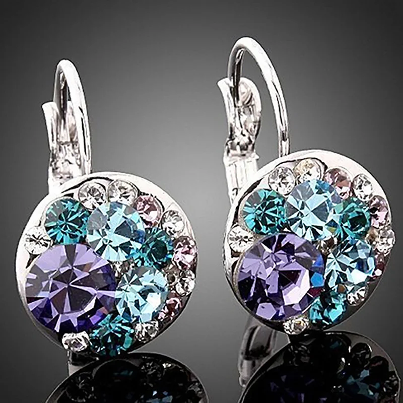 Серьги-подвески женские из серебра 925 пробы с фианитами | Украшения и аксессуары