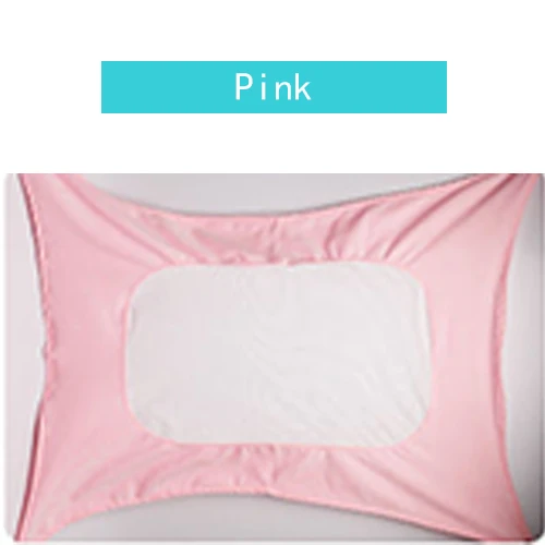 Pink Гамак для младенцев, для новорожденных, для детей, для сна, безопасная Съемная детская кроватка, для кроватки, качели, эластичный гамак, Регулируемая сетка, портативный, для путешествий - Цвет: Pink
