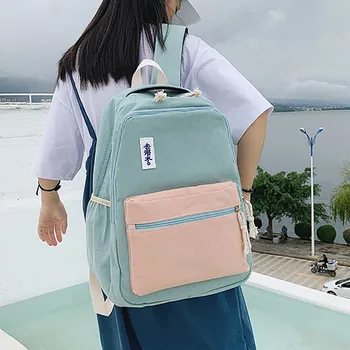 

MAIOUMY 2019 Woman's Fashion Backpacks HighQuality CanvsaSolidZipper Shoulder Bags LargeCapacity Shcool Teenagers Laptop Mochila