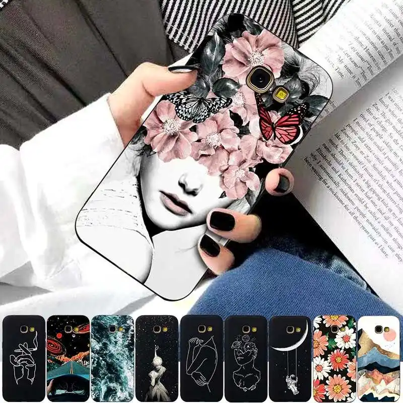 

Fashion YJ Pattern Soft TPU 5.2"For Samsung Galaxy A5 2017 Case For Samsung Galaxy A5 2017 A520 Cell Phone Case Cover