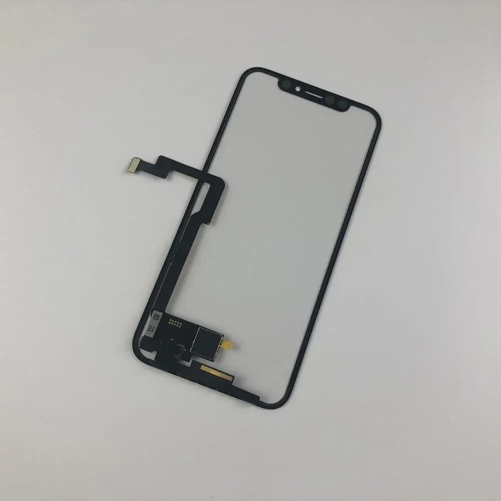 5,8 дюймов для Apple iPhone X сенсорный экран дигитайзер Переднее стекло с удлинителем сенсорный гибкий кабель без необходимости пайки