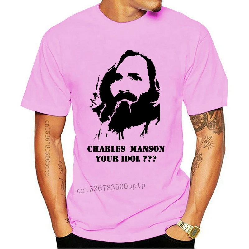 New Charles Manson Your idol T SHIRT White Unisex 100_ Cotton Funny T Shirt  Men|T-Shirts| - AliExpress