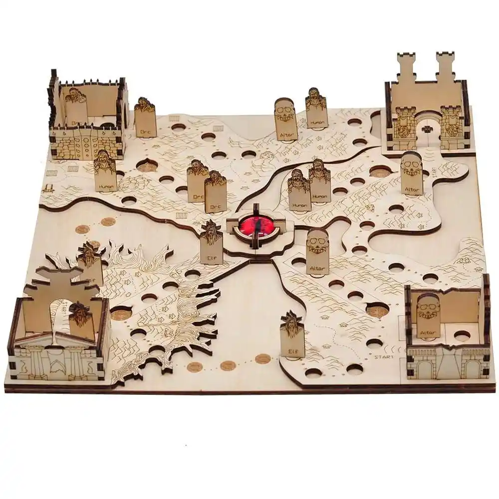 Ludo Juego De Mesa De Estrategia Tablero Inspirado En Mapa De Ciudades Principales Con Clavijas Y Dados Corte Laser De Madera Perfecto Para Juegos Familiares Wow 3d Juegos De Fiesta Aliexpress