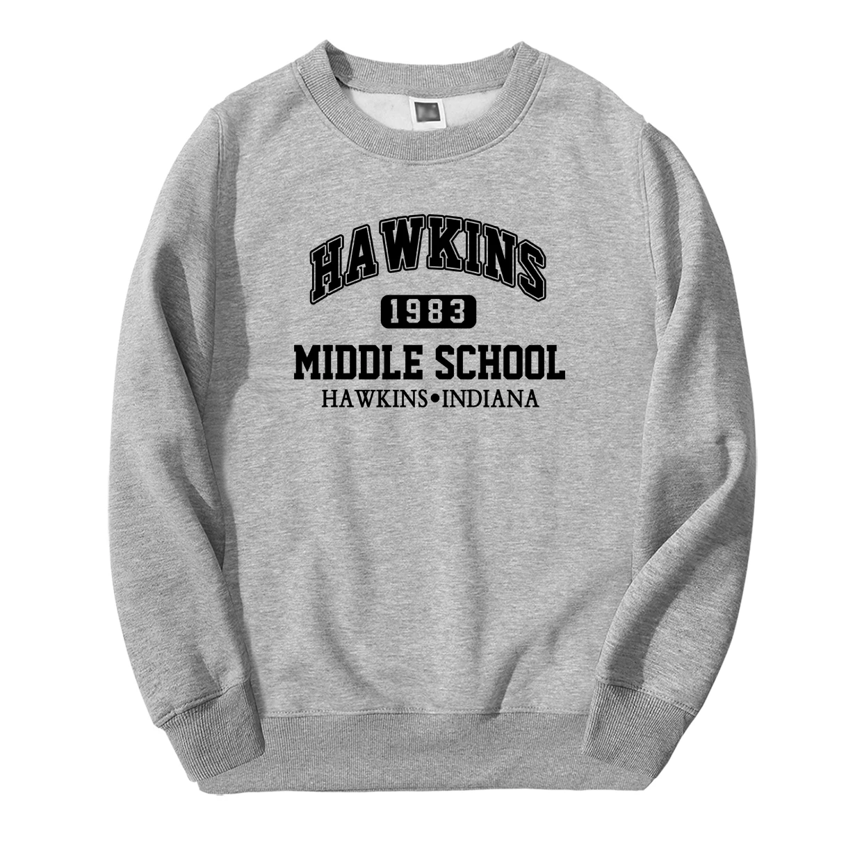 Необычные вещи HAWKINS Толстовка забавные Креативные мужские толстовки Новое поступление весна зима Повседневный Спортивный костюм флисовая спортивная одежда - Цвет: Gray 1
