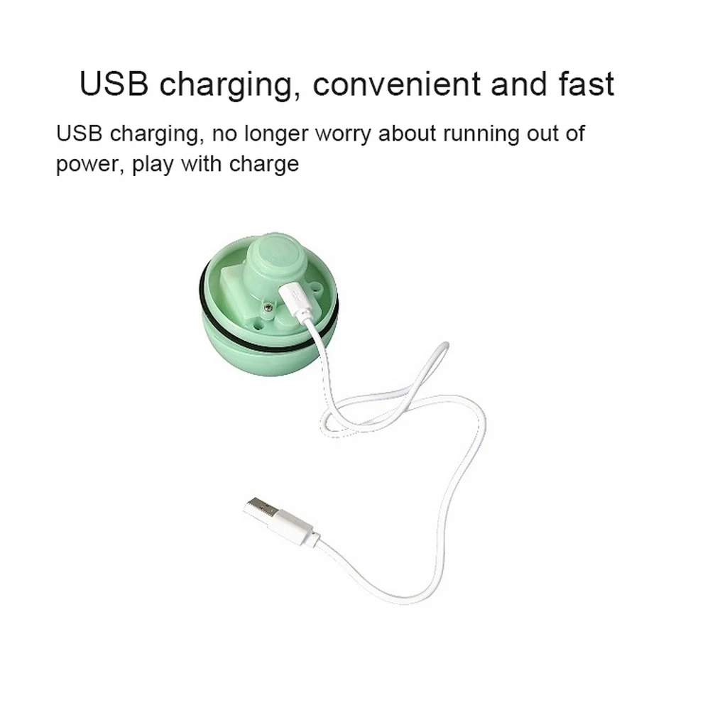 USB мячик для прыжков Электрический светодиодный шар питомцев забавная игрушка