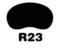 R23 1 шт. симпатичная Черная маска с мультяшными забавными словами, маска-козырек для глаз оттенок покрытия, повязка для глаз, портативная повязка на глаза для путешествий - Цвет: R23
