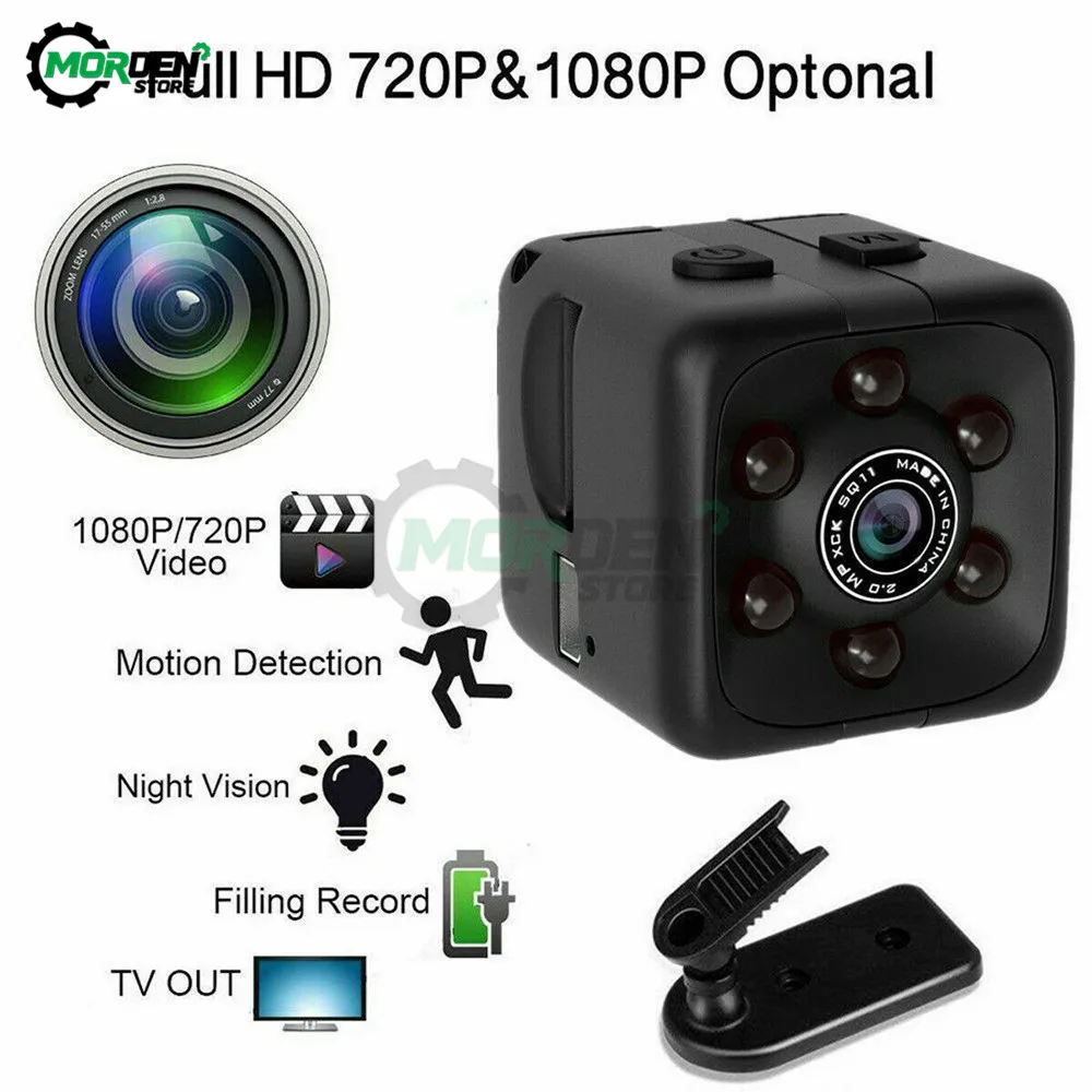 Hd 720p 1080p sq11 mini câmera sensor