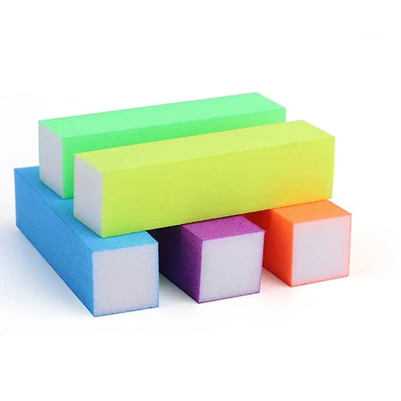 5/10PCS Colorful Nail File Buffer Block UV Gel Block Nail Art File Sanding Files Manicure Tool Nails Polish Pedicure Block