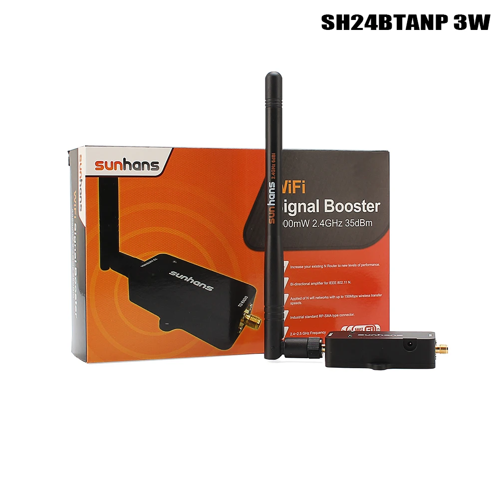 Усилитель сигнала Wi-Fi sunhans SH24BTANP 3000W 2 4 GHz 35dBm для дома/офиса аксессуары усиления |