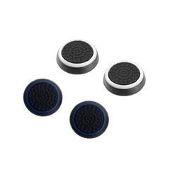 Enhanced Thumb Stick Grip Cap Joystick Cover Case (White Blue)