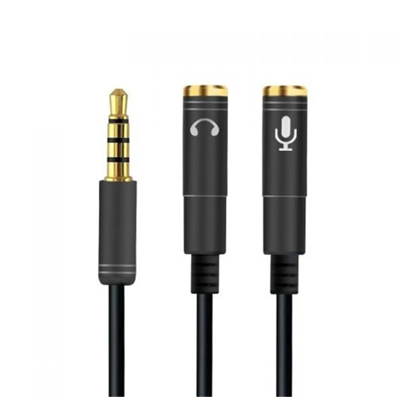 

Jack 3.5mm Audio Splitter Cable for Computer Jack 3.5mm 1 Male to 2 Female Mic Y Splitter AUX Cable Headset Splitter Adapter