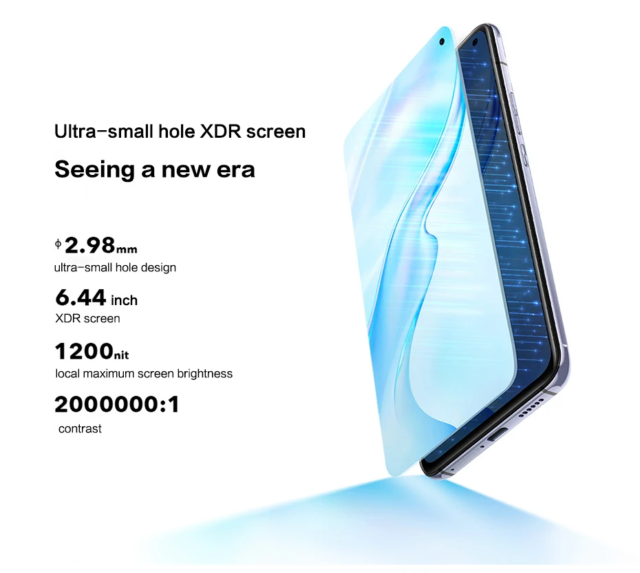 Мобильный телефон vivo X30 Pro 8G 256G Exynos 980 60X Zoom 64.0MP камера 33W Быстрая зарядка Лицо ID отпечаток пальца смартфон