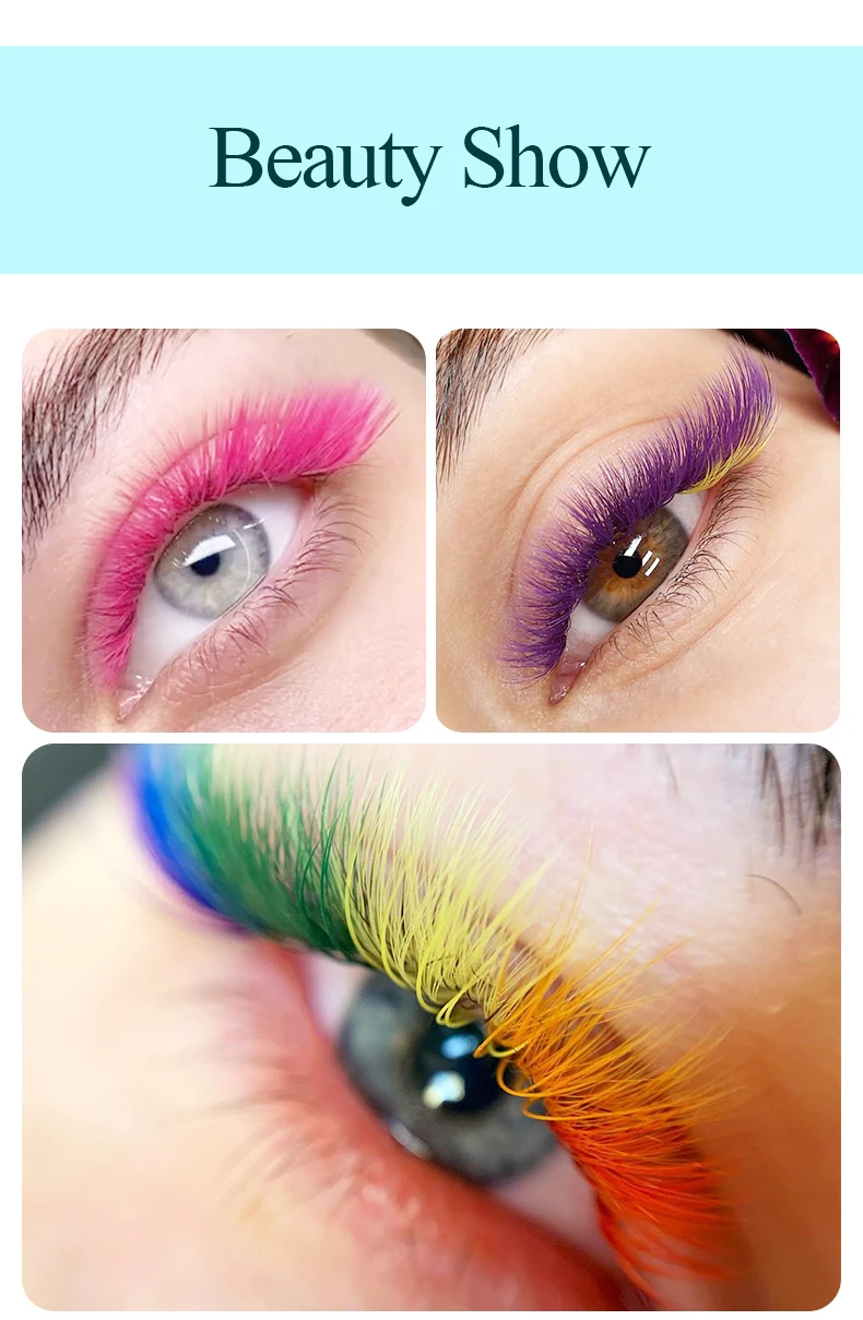 H&L Wimpernverlängerung, violett, blau, braun, individuelle Premium-Nerz-Wimpern mit weichem Volumen zum Aufbau der Nagaraku-Linie – Detail 15