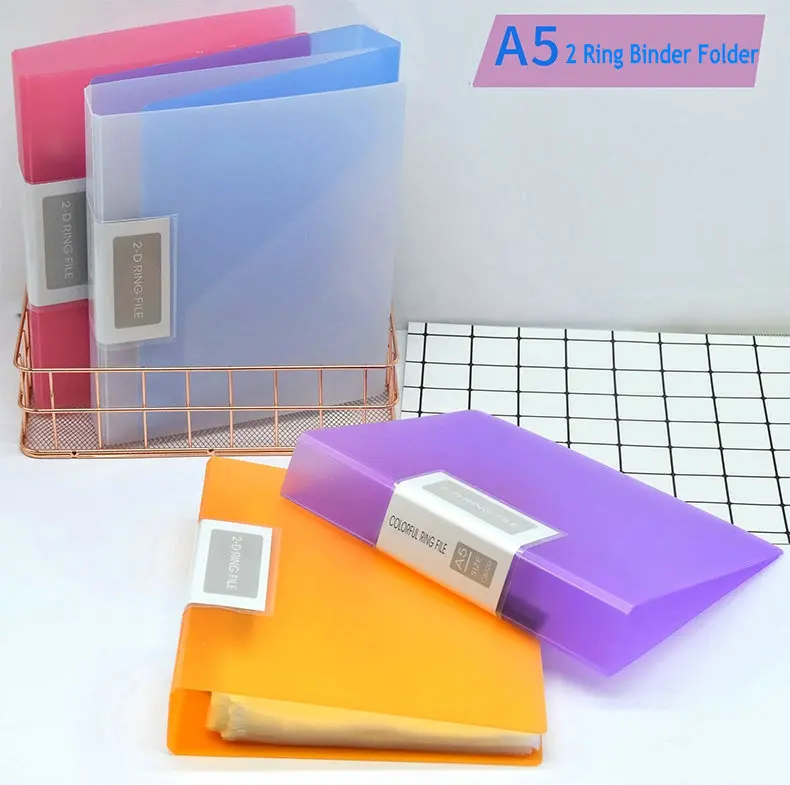 Office 2 Ring Binder A5 Folder Document 