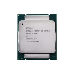 Processeur Intel Xeon E5 2670 V3 Cpu E5 2670V3 SR1XS 2.30Ghz 30M 12 cœurs Lga 2011 – 3 