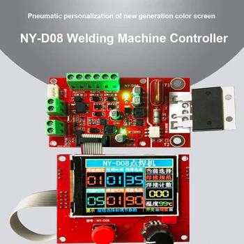

Spot welding time and current controller control panel timing current with Temature Sensor digital display upgrade NY D08 100A