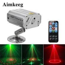 24 узора DJ диско сценический светильник звуковая активация музыкальный ритм флэш-светильник автоматический лазерный проектор сценический светильник