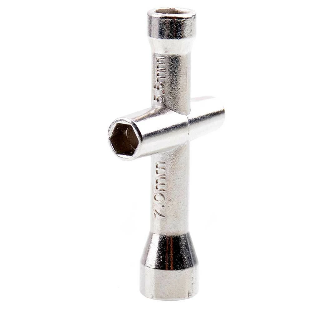 

RC 80132 4-way Wrench(small) Sleeve 4/5/5.5/7mm Spanner M4 Wheel Nut Tool