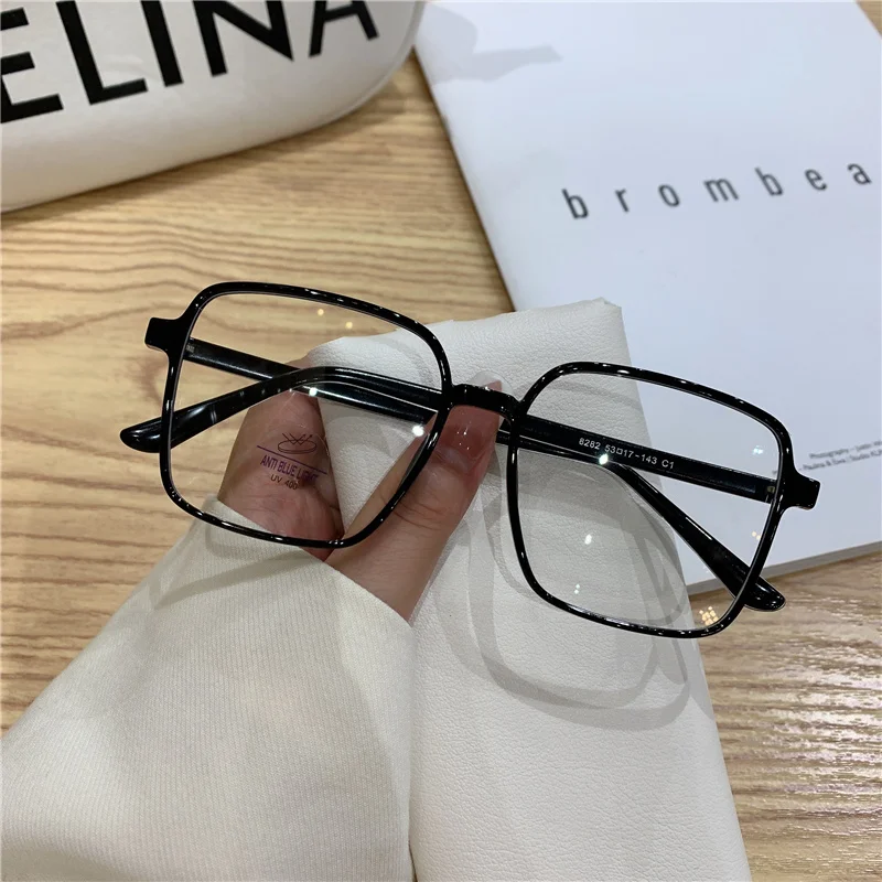 clear blue light glasses Square Blue Light Blocking Glasses Women Retro Fashion Designer Wholesale Clear Glass Women Set Bulk Gamers Car Running Outdoor blue light protection glasses