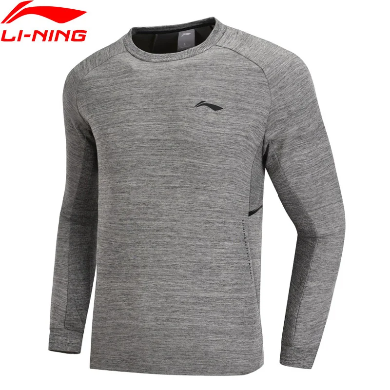 (Код Break) Li Ning мужской тренировочный свитер из полиэстера и хлопка с капюшоном