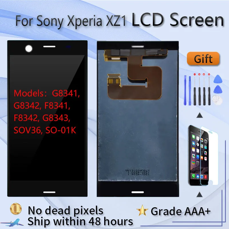 Для Sony Xperia XZ1 ЖК-экран в сборе с сенсорным стеклом для G8341 G8342 F8341 F8342 G8343 SOV36 SO-01K