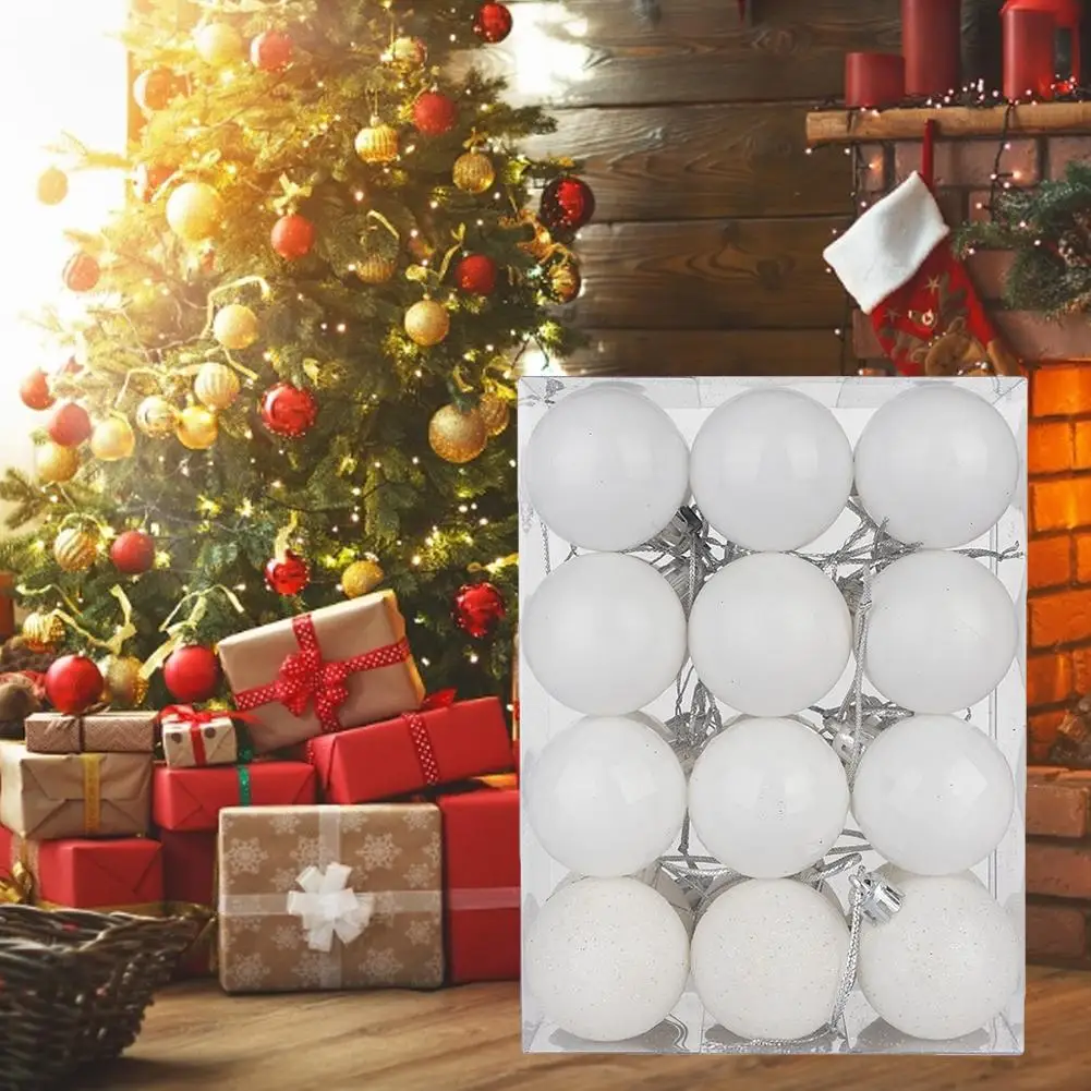 Christmas Tree Hanging Ball Beautiful Painted Ball Party Supplies for Family Gathering Christmas Party Decoration