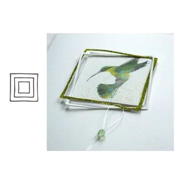 

metal cutting dies frame square cut die mold Scrapbook cards making paper craft knife mould dies new 2019 diecuts
