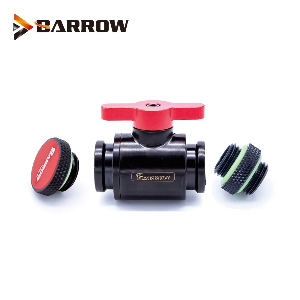 Дешево Барроу воды клапан переключатель комплект алюминиевая рукоятка двойной G1 4 внутренний Женский к женскому интерфейсу переключатель + глюг + ...