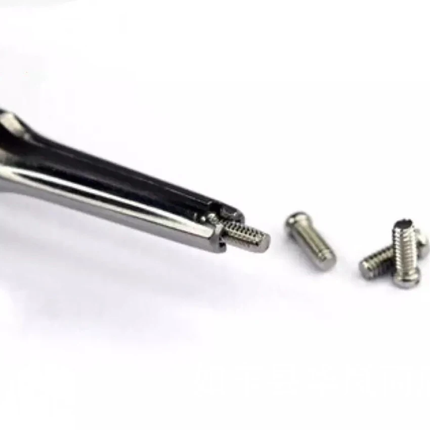 Tweezer Tool Eyeglasses Repair Tweezers Stainless Steel Mini Screws Holder Tweezers Clip Glasses Watch Small Electronics Repair