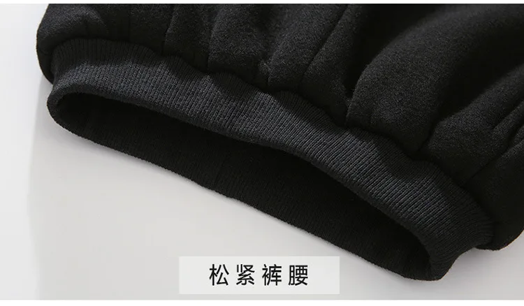 winter Kids Warm Kids Set Boy Children's Fashion Suit Baby Kids Clothing Sets Boy PThickening plush sweater+ plush jeans 2pcs