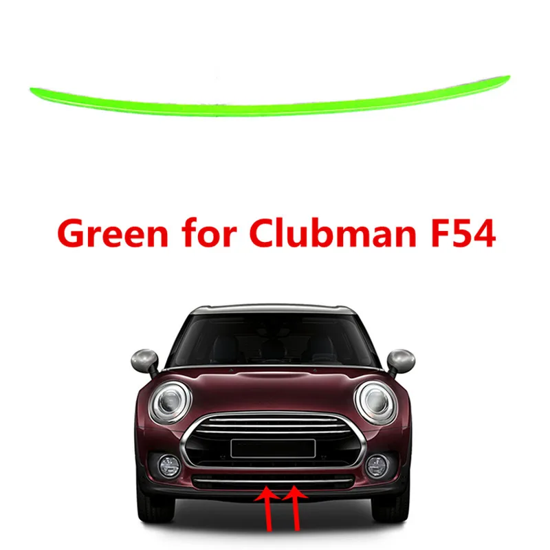 ABS передний нижний бампер для губ Накладка для Mini Clubman S F54 аксессуары для укладки