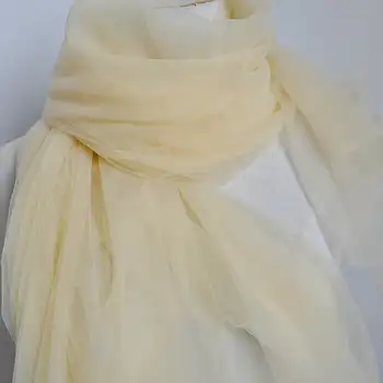 

Champagne Tulle Fabric, Solid Mesh Lace Fabric, Super Soft Gauze Fabric, Bridal Wedding Gowns Headband Veils Lace 59" Width 1 Ya
