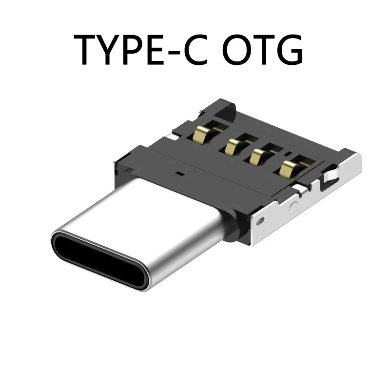 Мини Micro Usb OTG type C к USB Jack адаптер телефон подключения внешних устройств конвертер u-диск передачи данных для MacBook - Цвет: Type-C OTG